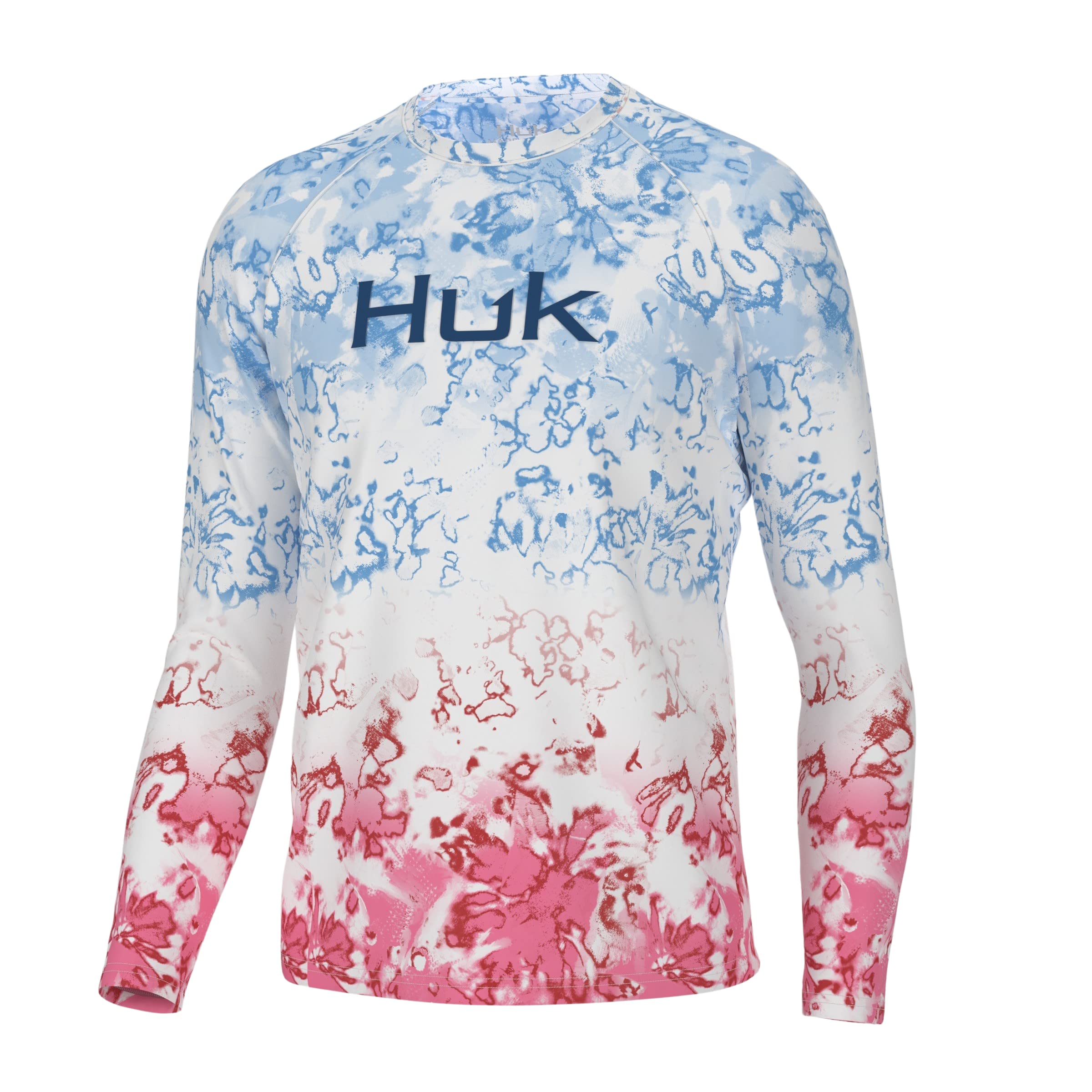 HUK Men's Pursuit Graphic Long Sleeve Shirt, Sun Protect Fishing Shirt