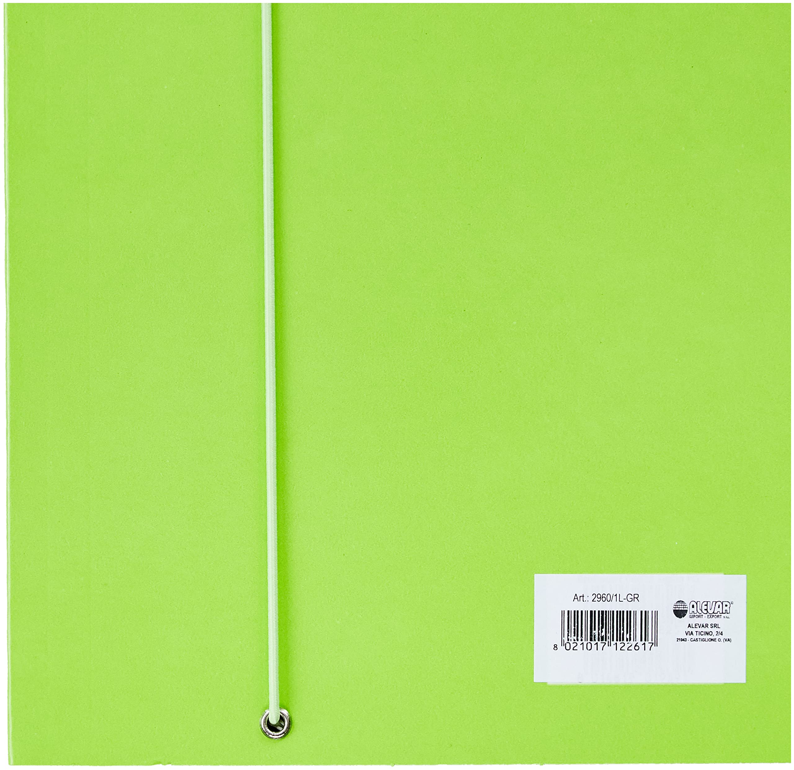 Alevar 2960/ASS1 teczka z gumką, wielokolorowa, (10 x 5) 50 sztuk