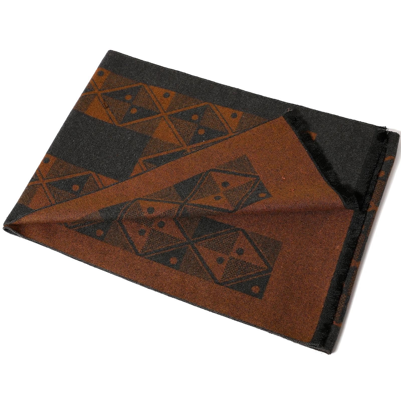 Écharpe écharpes châle châle automne mode longue écharpe classique à carreaux hommes écharpes hommes châles d'affaires châles hiver épais écharpe chaude