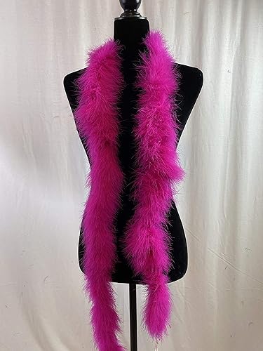 Miniatura 3 de Boa de plumas de marabú de 1.06 oz y 2 yardas de largo, decoración de Halloween para baile de boda, manualidades, fiesta de disfraces