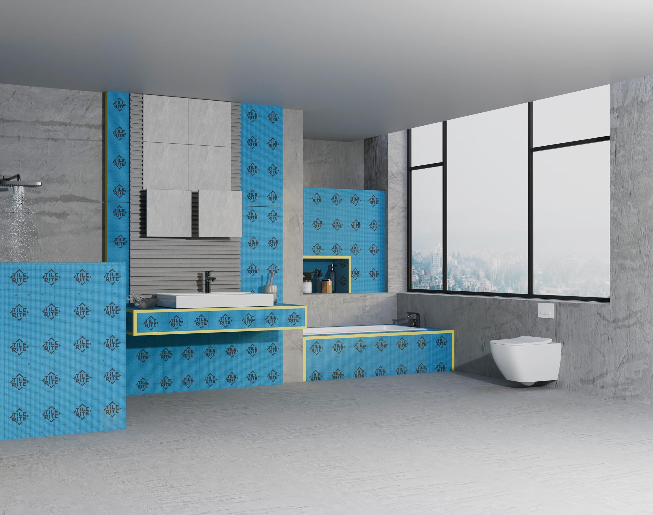 6mm, 10mm and 12mm Waterproof Tile Backer Board 1200x600mm Lightweight - Image 4