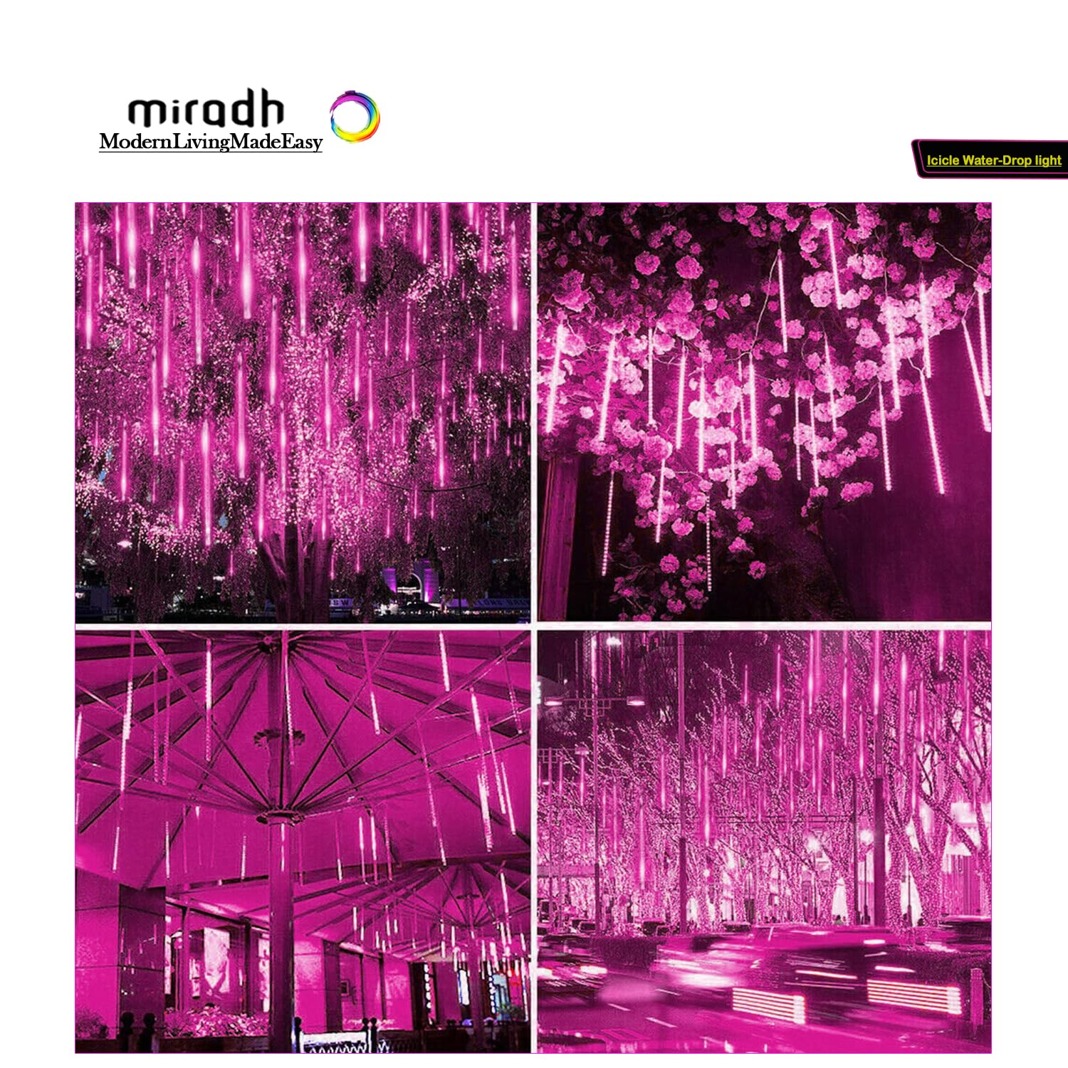 RAIN DROP LED Meteor Lights - Diwali, Christmas Decor -5