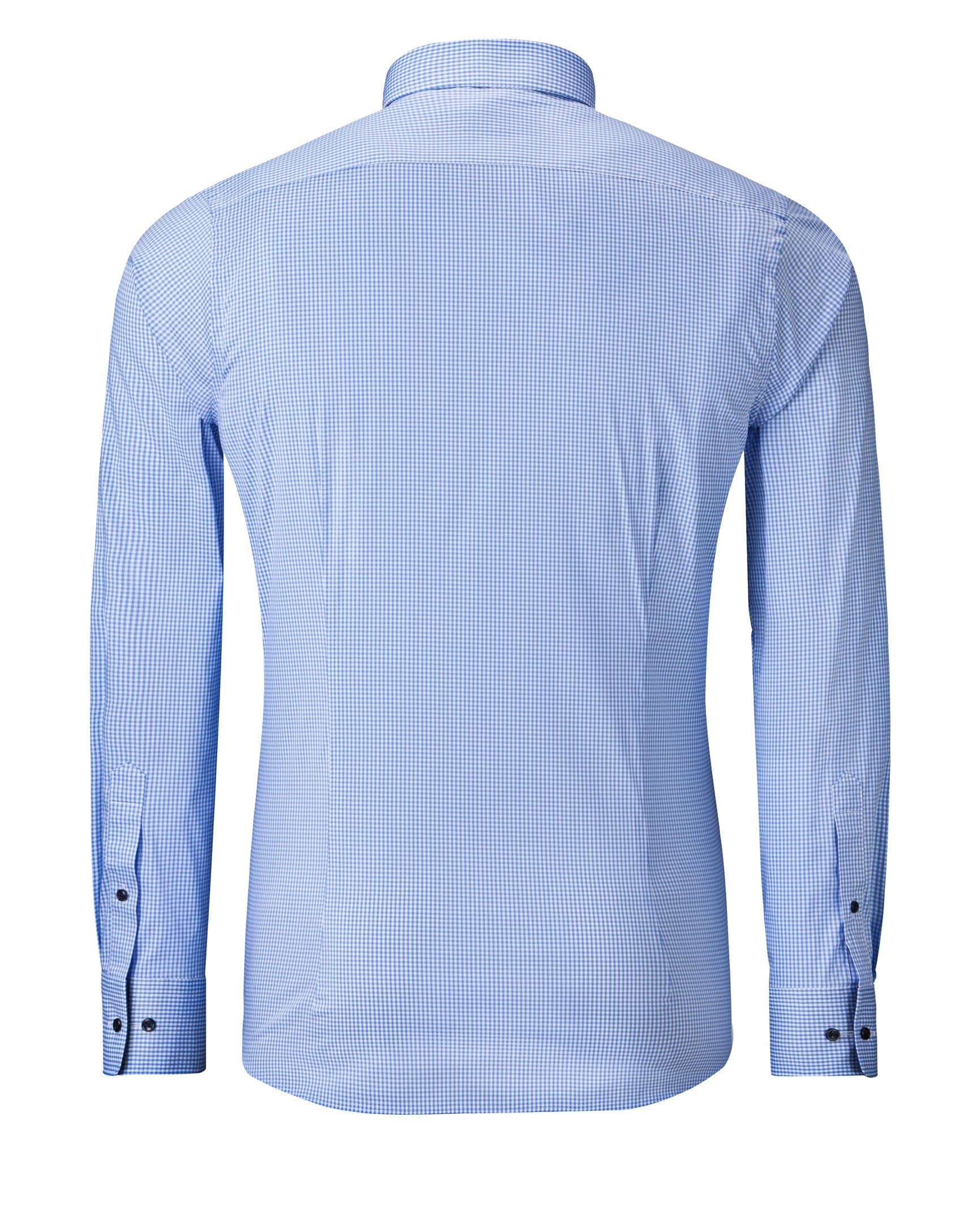Vincenzo Boretti Herren Hemd Body-fit (besonders Slim-fit tailliert) Uni bügelleicht