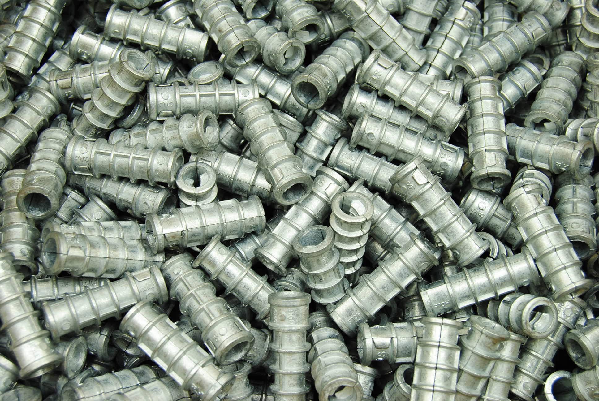 (175) Short 3/8" Lag Bolt Shields 3/8 x 1-3/4 Concrete Anchors 5/8" Drill