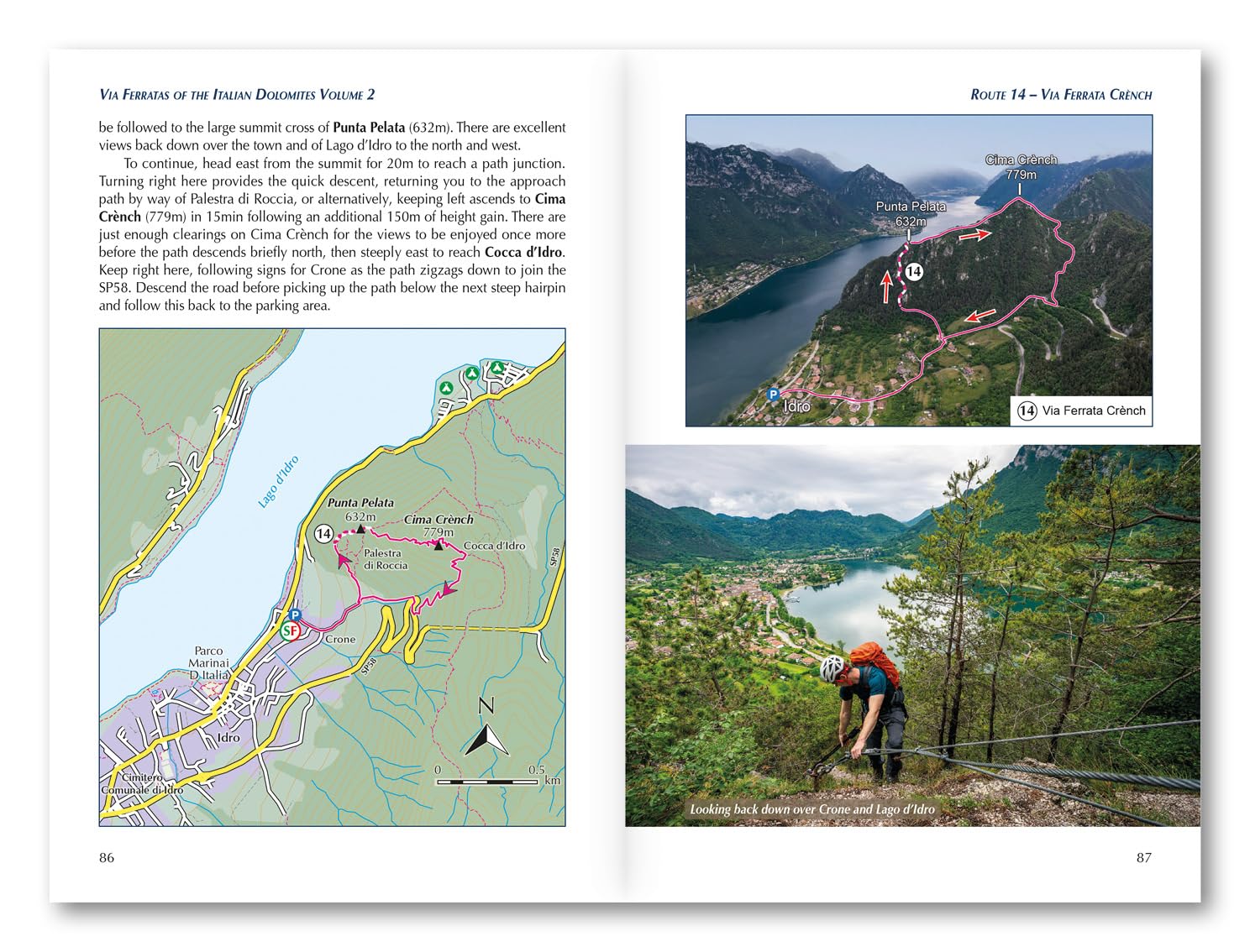 Via ferrata of italian dolomites vol 2 souther: Southern Dolomites, Brenta and Lake Garda