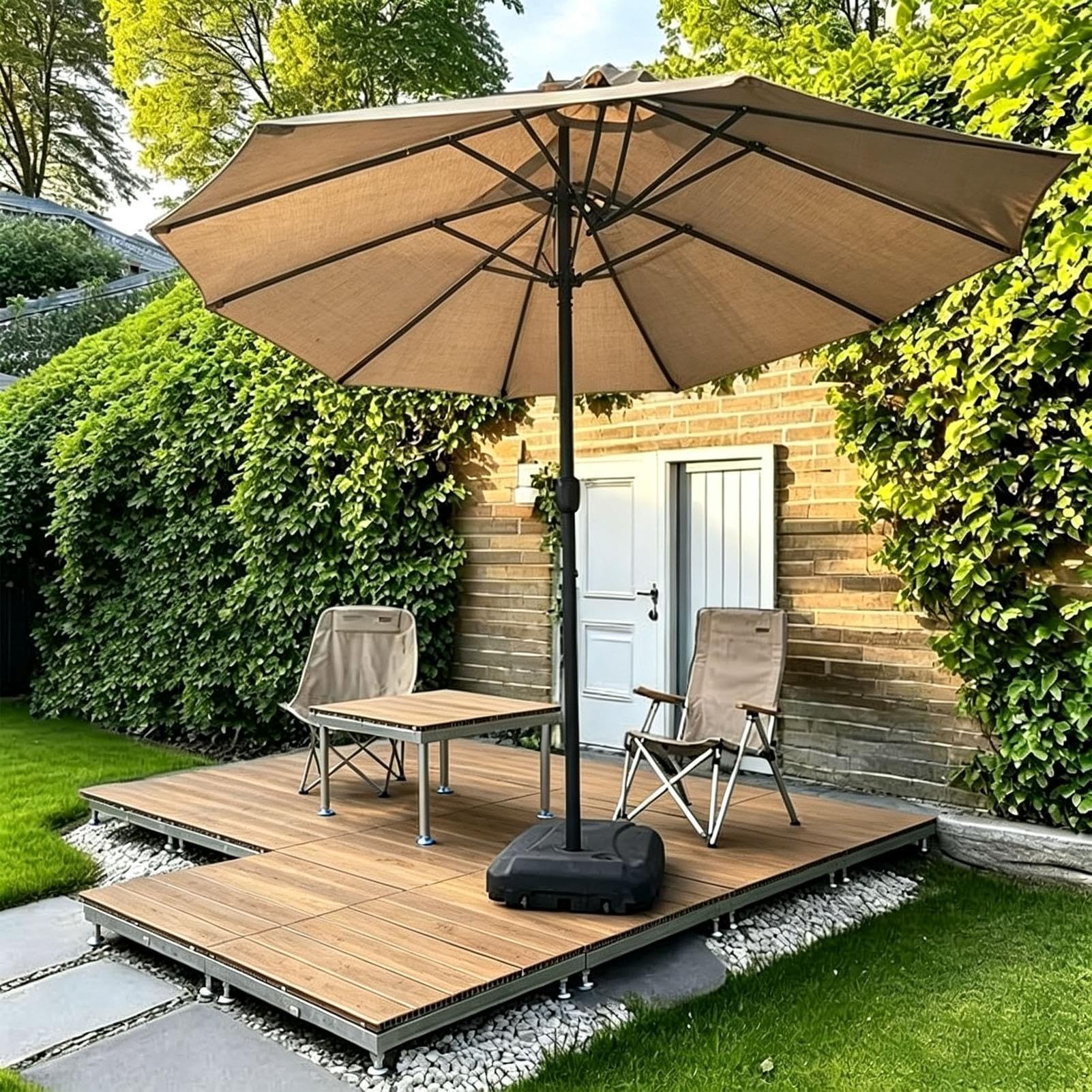 Modular Encajable, Plataformas de Tarima WPC Exterior Prefabricadas