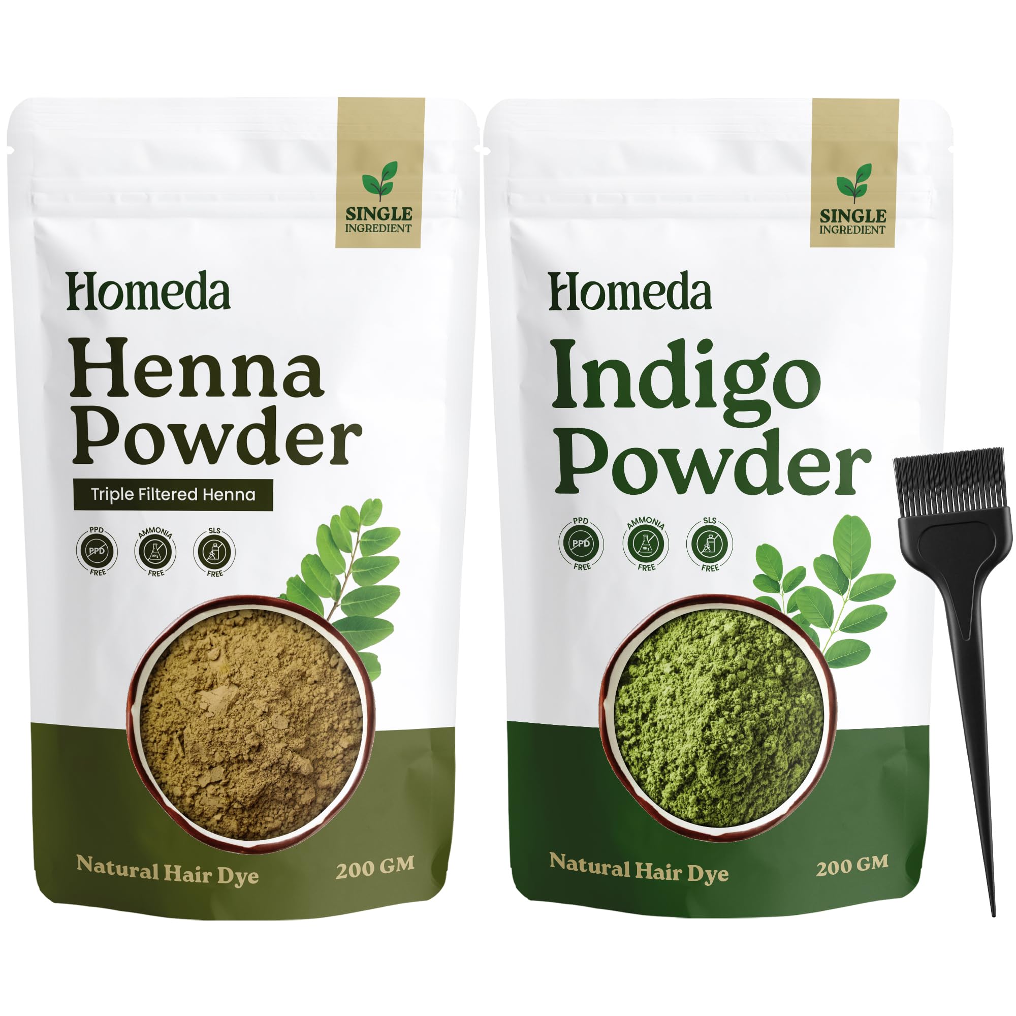 Amazon.com: Indigo Powder Organic and Black Henna Powder for Hair