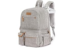 Breast Pump Backpack with Diaper Bag Function & Cooler Compartment
