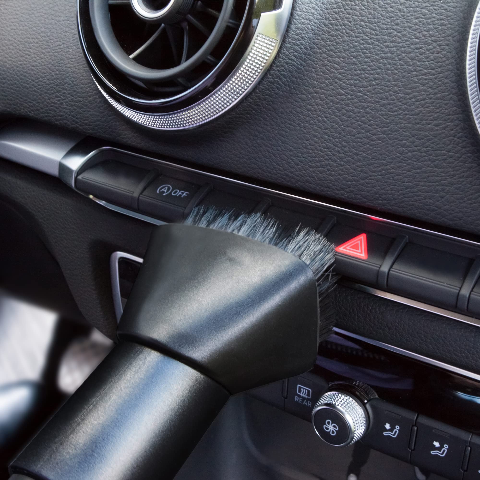 Wessel-Werk Autopflege-Set CarWash Edition | Staubsaugerdüsen zur Autoreinigung an Tankstellen, Waschanlagen und zu Hause | ideal für Sitze und Cockpit | Reinigungszubehör inkl. | passend von 32-38mm