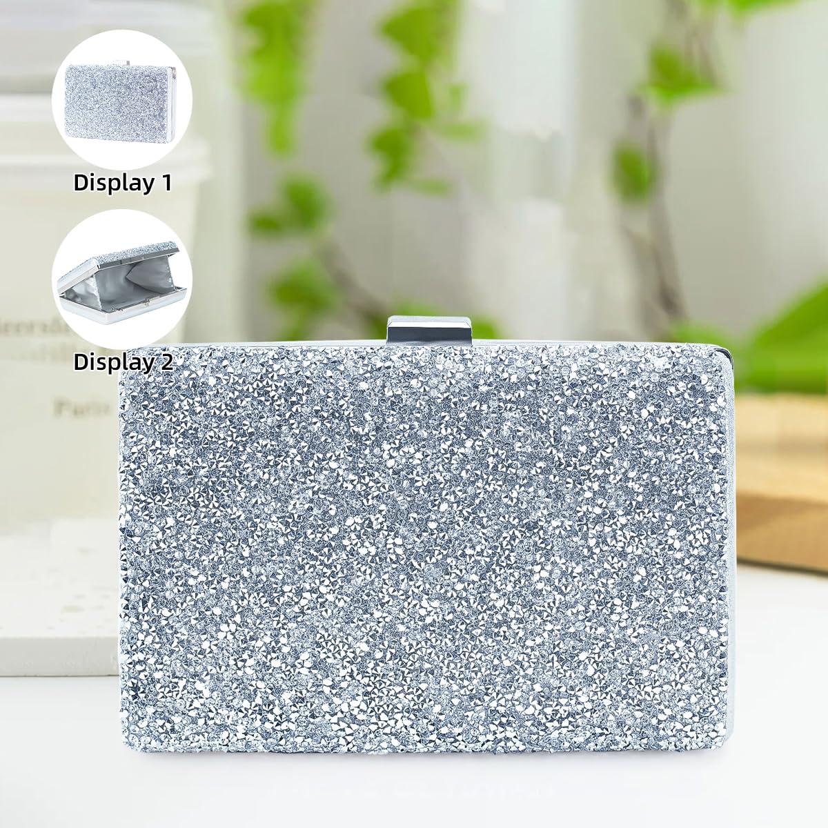 Bolsa Clutch Festa Feminina Prata Full Diamond Estilo Hip-Hop Mão Ombro Transversal Com Correntes Removíveis em promoção! Veja a oferta e mais achadinhos de Bolsas 3 Hoje é o melhor dia para comprar Bolsa Clutch Festa Feminina Prata Full Diamond Estilo Hip-Hop Mão Ombro Transversal Com Correntes Removíveis com aquele preço maroto! Promoção! Aproveite a oferta! 3