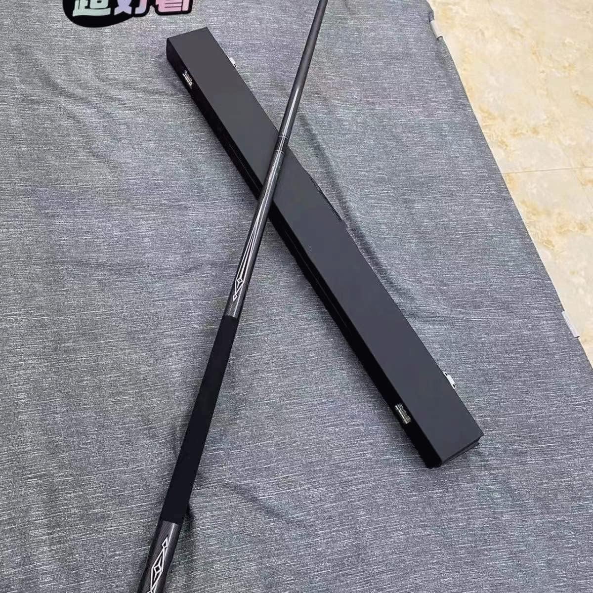 Palo para taco de billar de 58 pulgadas, taco de billar de madera de arce de fibra de carbono articulado de 1/2, taco de billar profesional hecho a mano con caja, 10 mm/11,5 mm/13 mm para elegir,