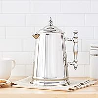 Vista 4 de Francois et Mimi Vintage-Style Stainless Steel French Coffee Press, 34-Ounce