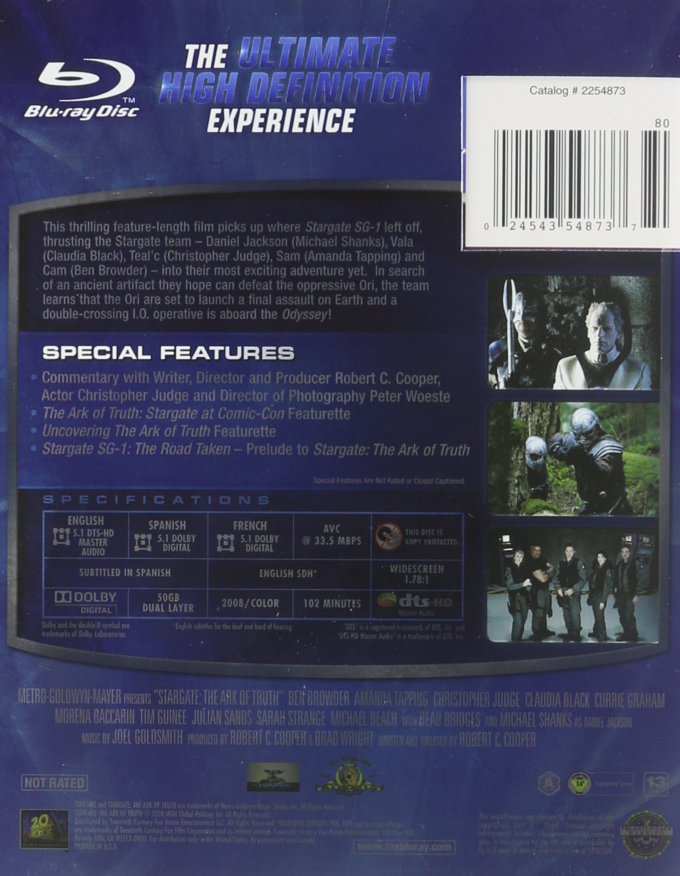 Stargate: The Ark of Truth [Blu-Ray]