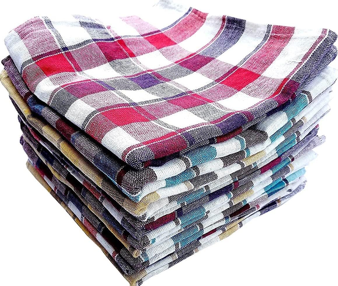 QUALCOSA KITCHEN Highly Absorbent Big Size 100% Cotton Multipurpose Kitchen Napkins, Chapatis Napkin, Duster, Wraps 20 * 20 Inch(Big Size) Pack of 60 Pcs (B09DGMB6QP) Amazon Price History, Amazon Price Tracker