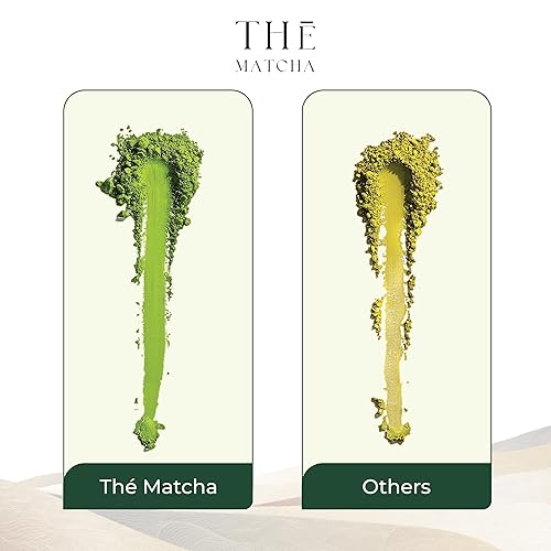 Miniatura 4 de TH Matcha Polvo de té verde matcha de grado ceremonial  Primera cosecha premium, matcha japonés 100% puro (1.06 oz)