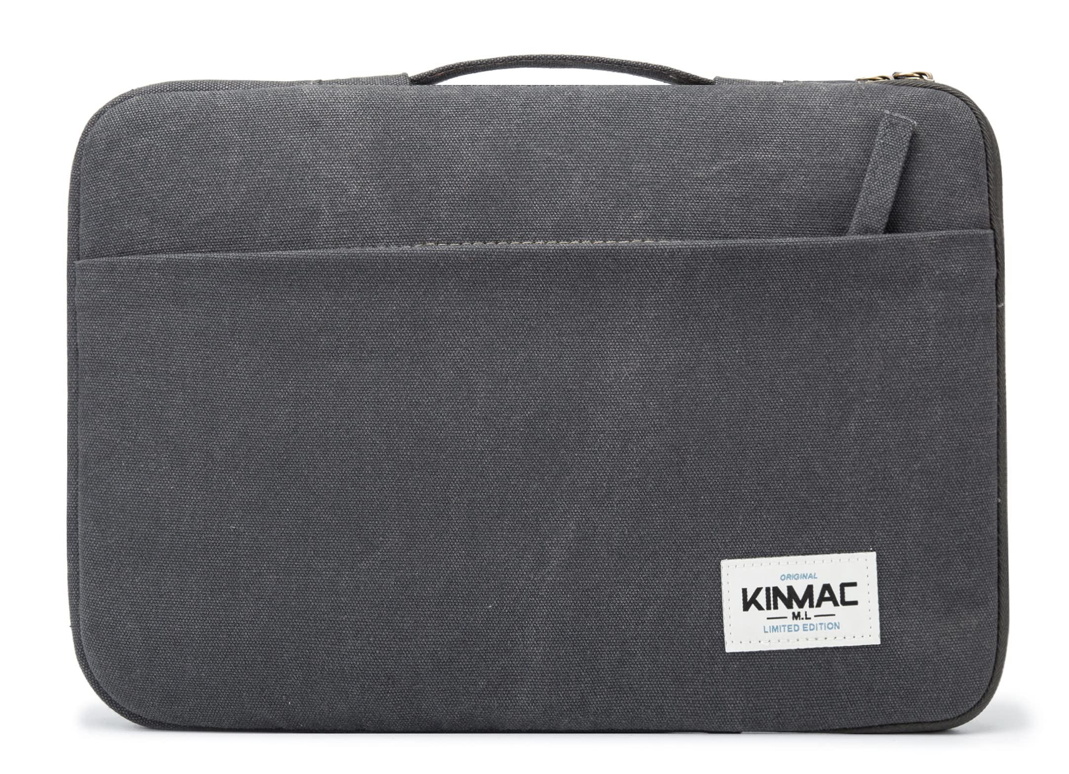 Red Lemon kinmac 360° Protective Canvas Bag Sleeve for 13, 13.3 inch MacBook Air Pro/Universal Laptop 13, 13.3 inch Laptop Sleeve Sleeves Hand Bag Carry case (Grey Canvas) (B09KPJVWPJ) Amazon Price History, Amazon Price Tracker