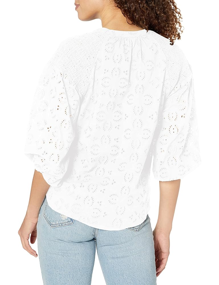 【meltthelady】 eyelet sheer tops WH meltthelady】 eyelet sheer tops WH トップス