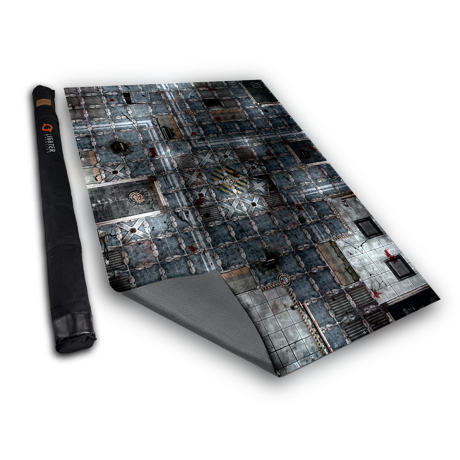 Lighter Creative 44'' x 60'' Battle Mat Gridded War-Gaming Mat for WH40K 11th Edition - Made of Synthetic Leather, 1.2mm Thicknes
