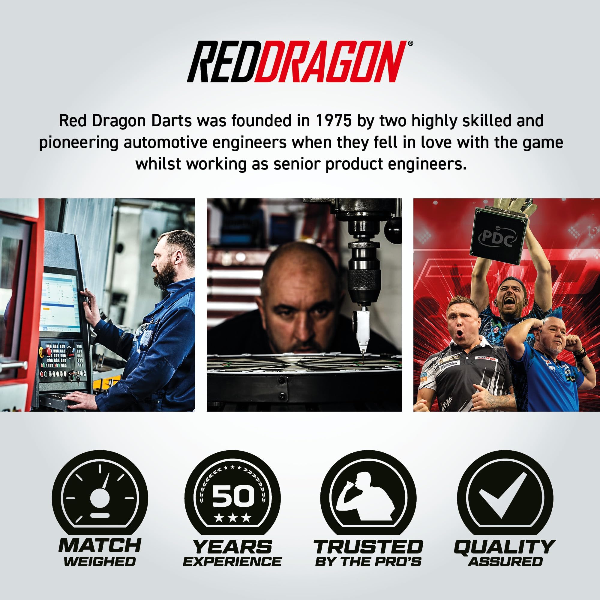 RED DRAGON Darts Nitro Flite Integrated Flight and Shaft System No2 Shape Design Professional Dart Accessories