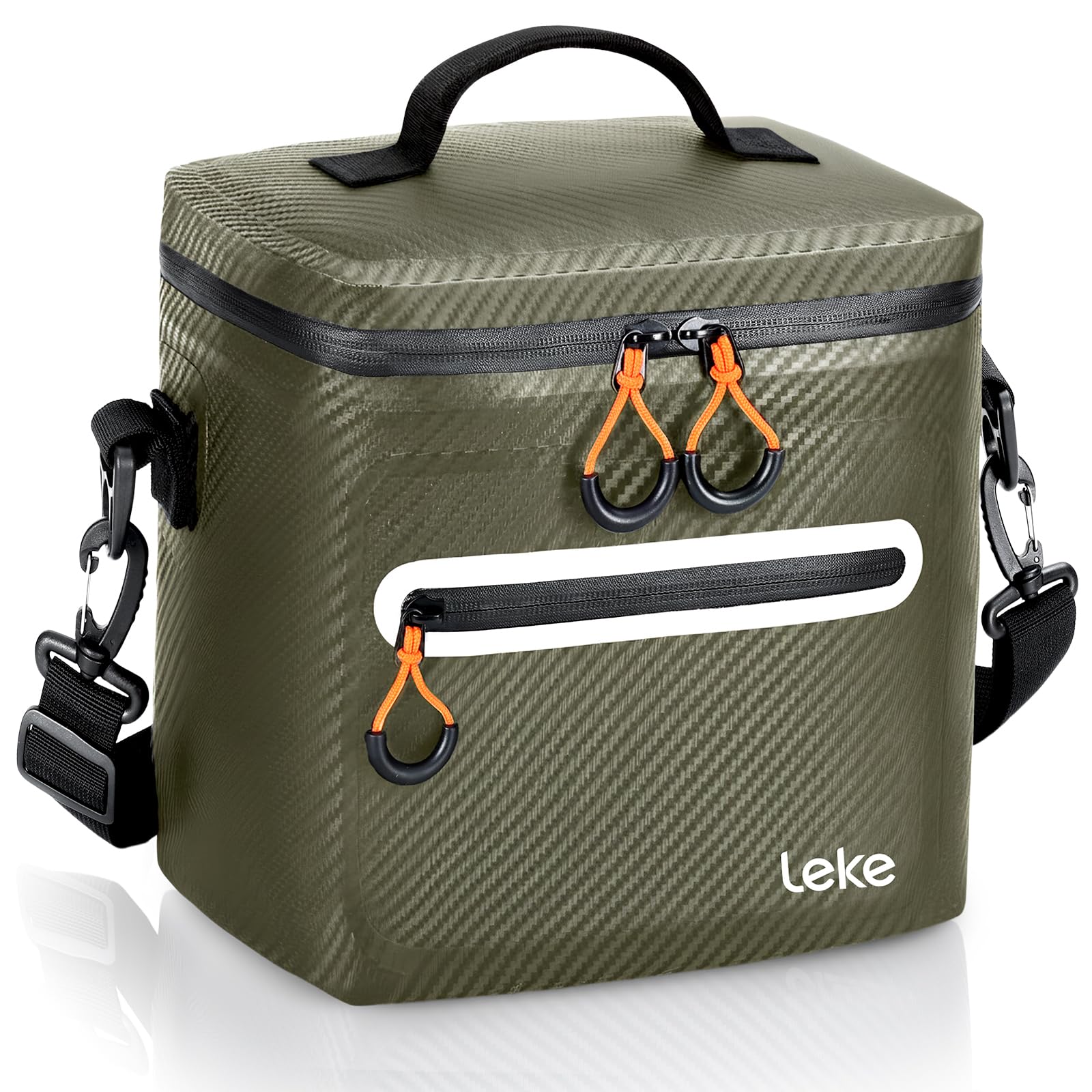 Lekesky 12/20L Verstärkter Isolierter Kühltasche – Tragbarer Kühltasche, Wasserdichter & Undichtheitsfreier Isolierter Lunchtasche für Camping, Picknick, Strand, Grillparty