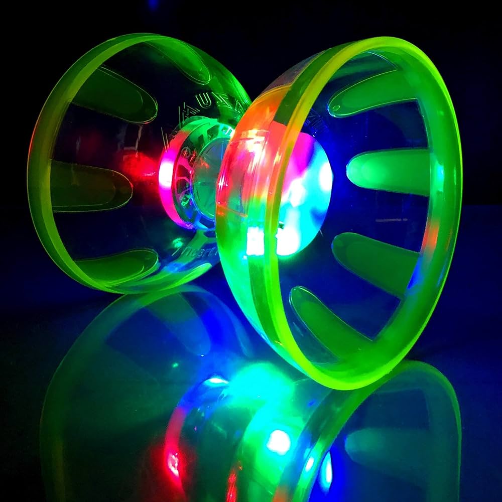 Amazon.co.jp: LEDディアボロ INAZUMA (Lサイズ) (スターターキット