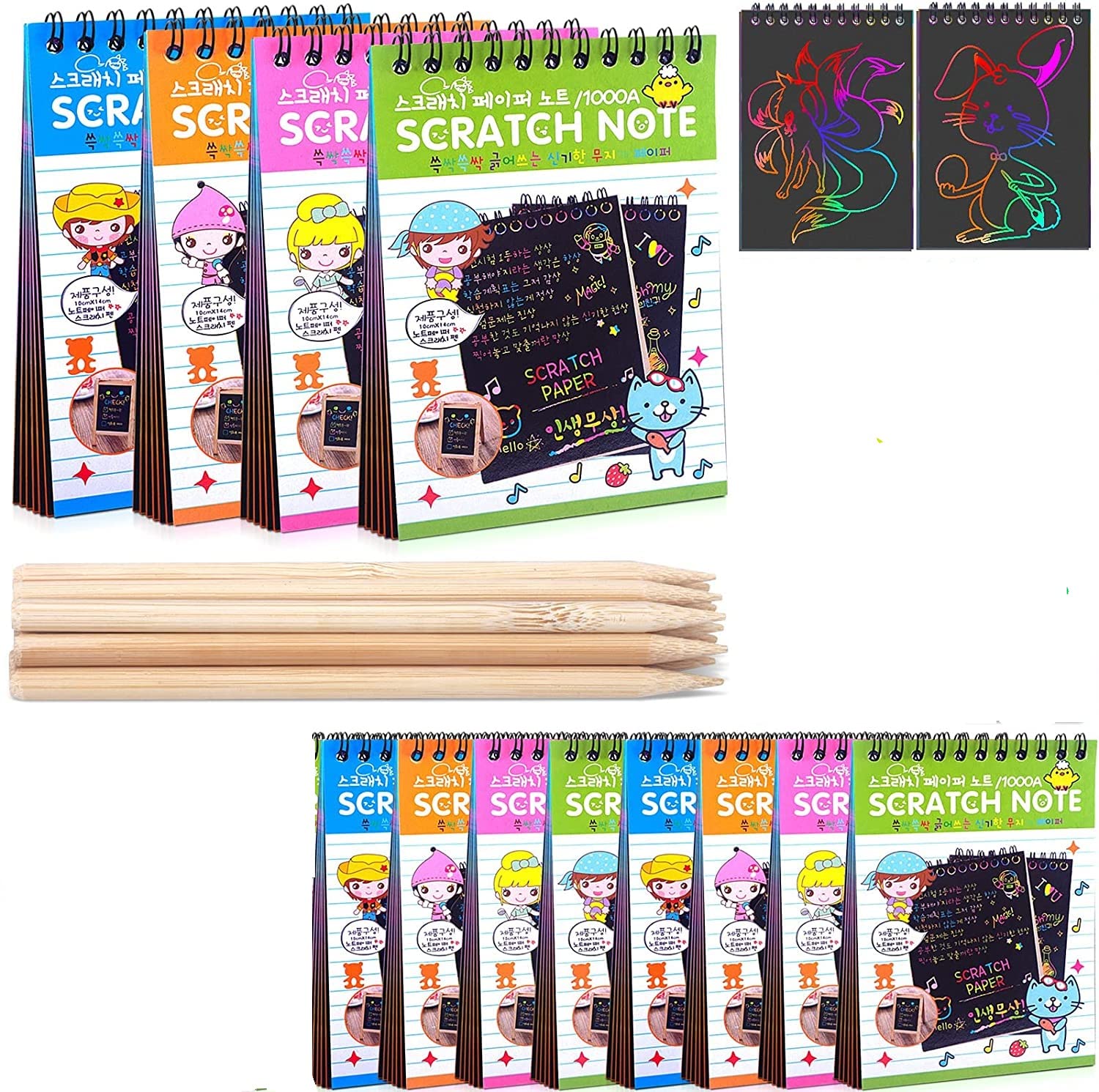 Petrichor Drawing Book 10 Pages Rainbow Scratch Paper Notes Scratch Art Activity Books 5.5 inch x 4 inch Scratch Magic Doodle Note Pad for Kids Arts and Crafts Perfect Travel Activity (Pack of 12) (B0BWS6NH7B) Amazon Price History, Amazon Price Tracker