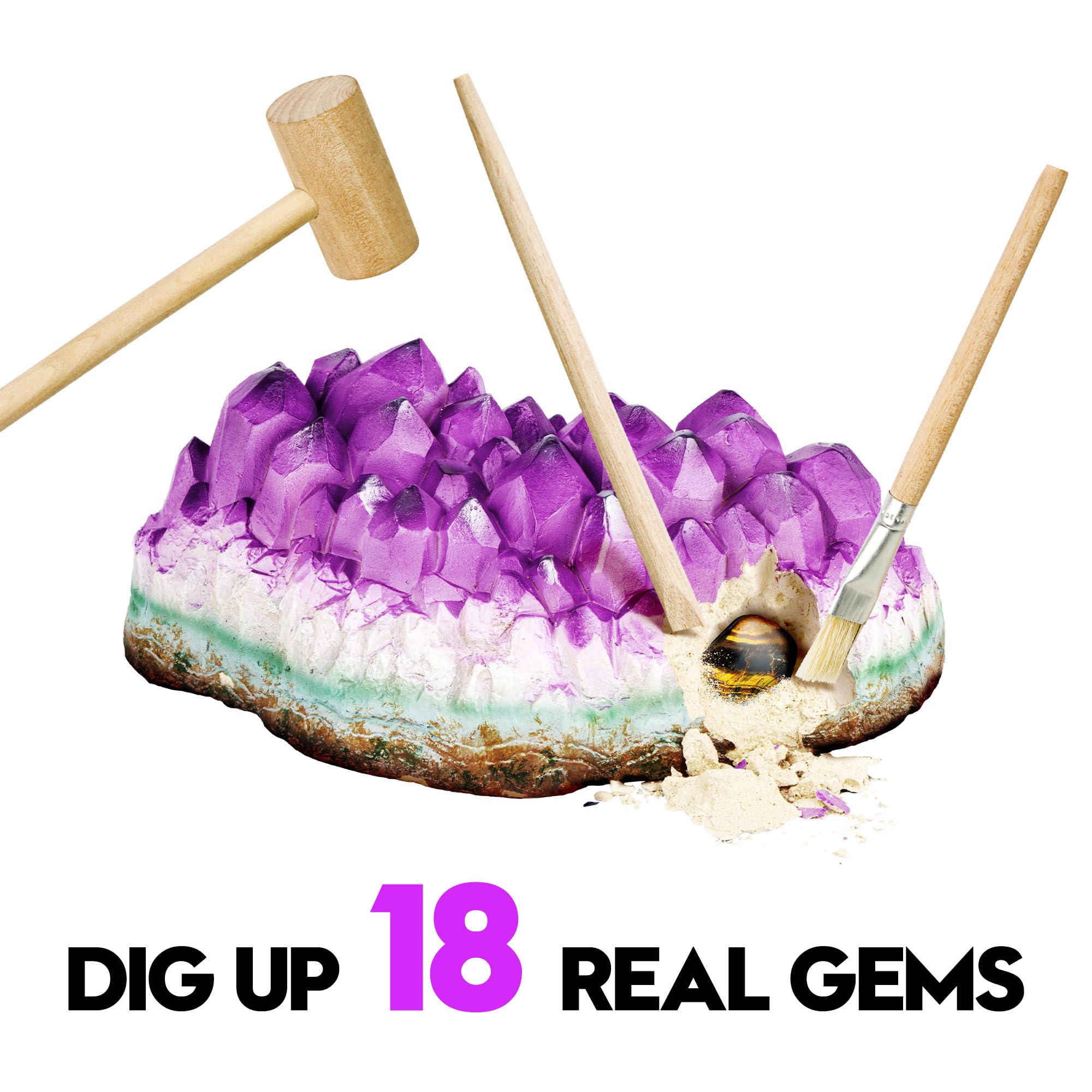【２枚セット】 Kaito Kid #PR024 GEM MT 10 XXTOYS Gemstone Dig Kit - Discover 18 Real Gemstones and Crystals