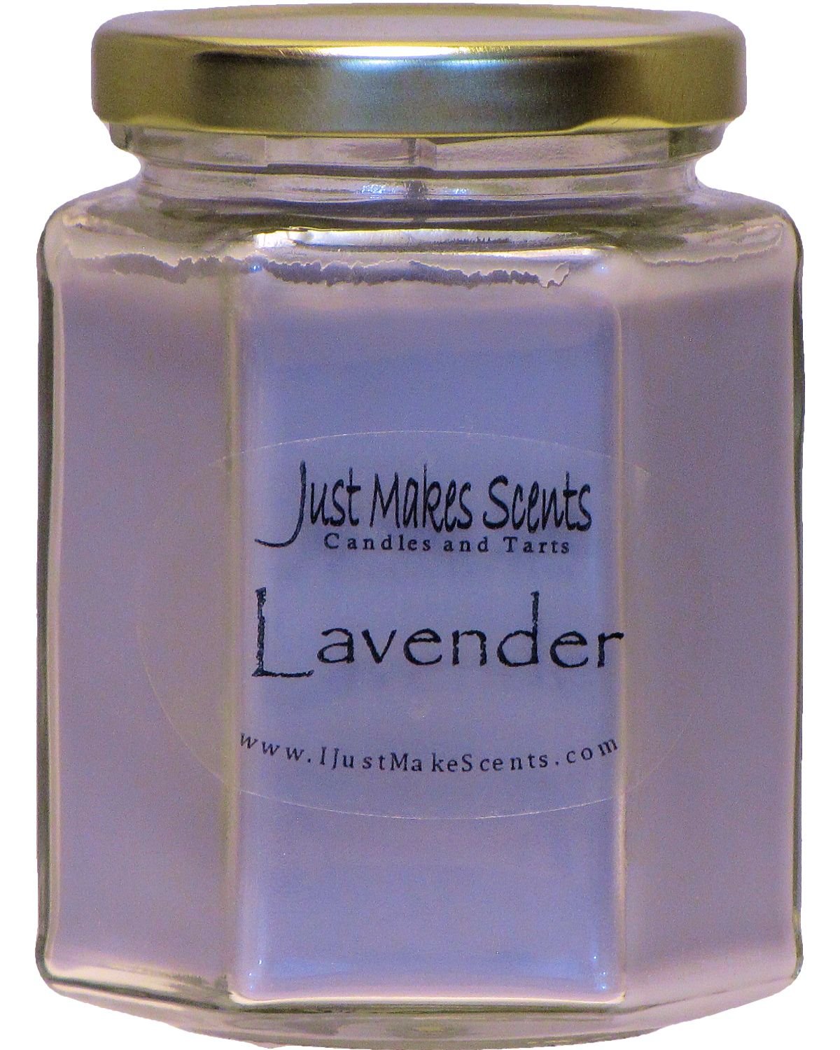 Just Makes ScentsLavender Scented Blended Soy Candle | Relaxing Lavender Fragrance | Hand Poured in The USA