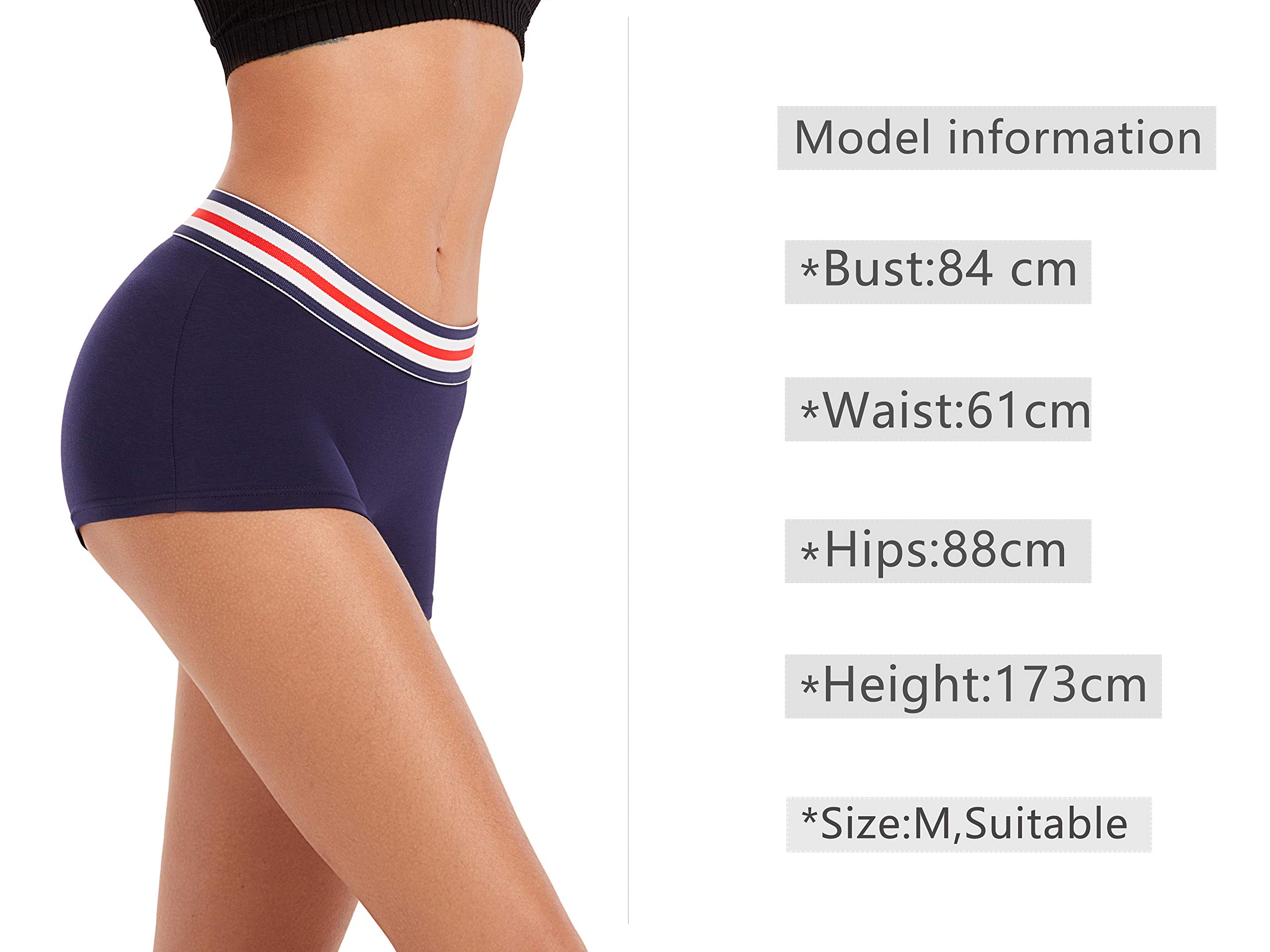 ZLYC Boxer Confortable en Coton pour Femme