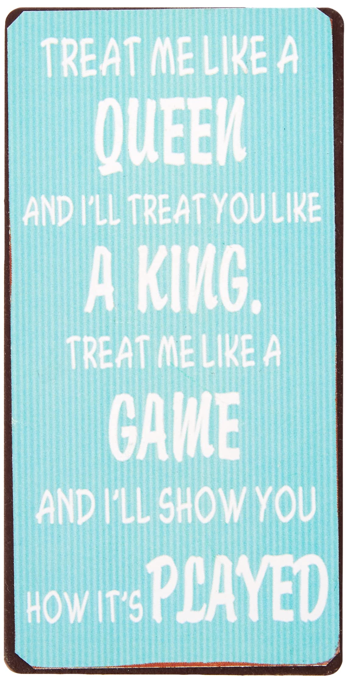 Decorative Fridge Magnet for Home Treat me like a queen 5cm x 10cm