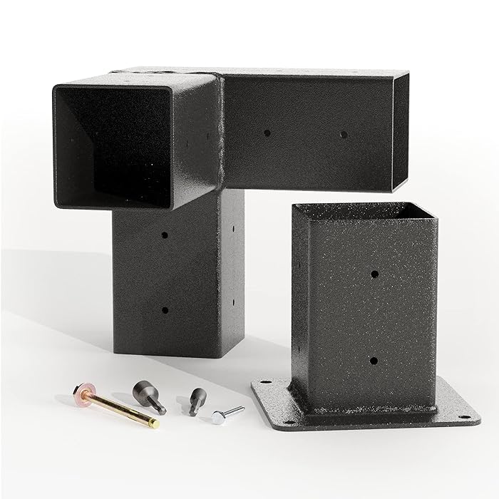 Buy Woodwork Pergola Brackets Kit,DIY Elevated Wood Stand Bracket Kit