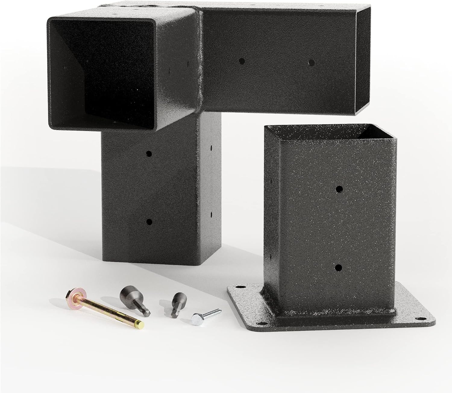 Modular Woodwork Pergola Bracket Kit for Elevated DIY Stand Bolt Down