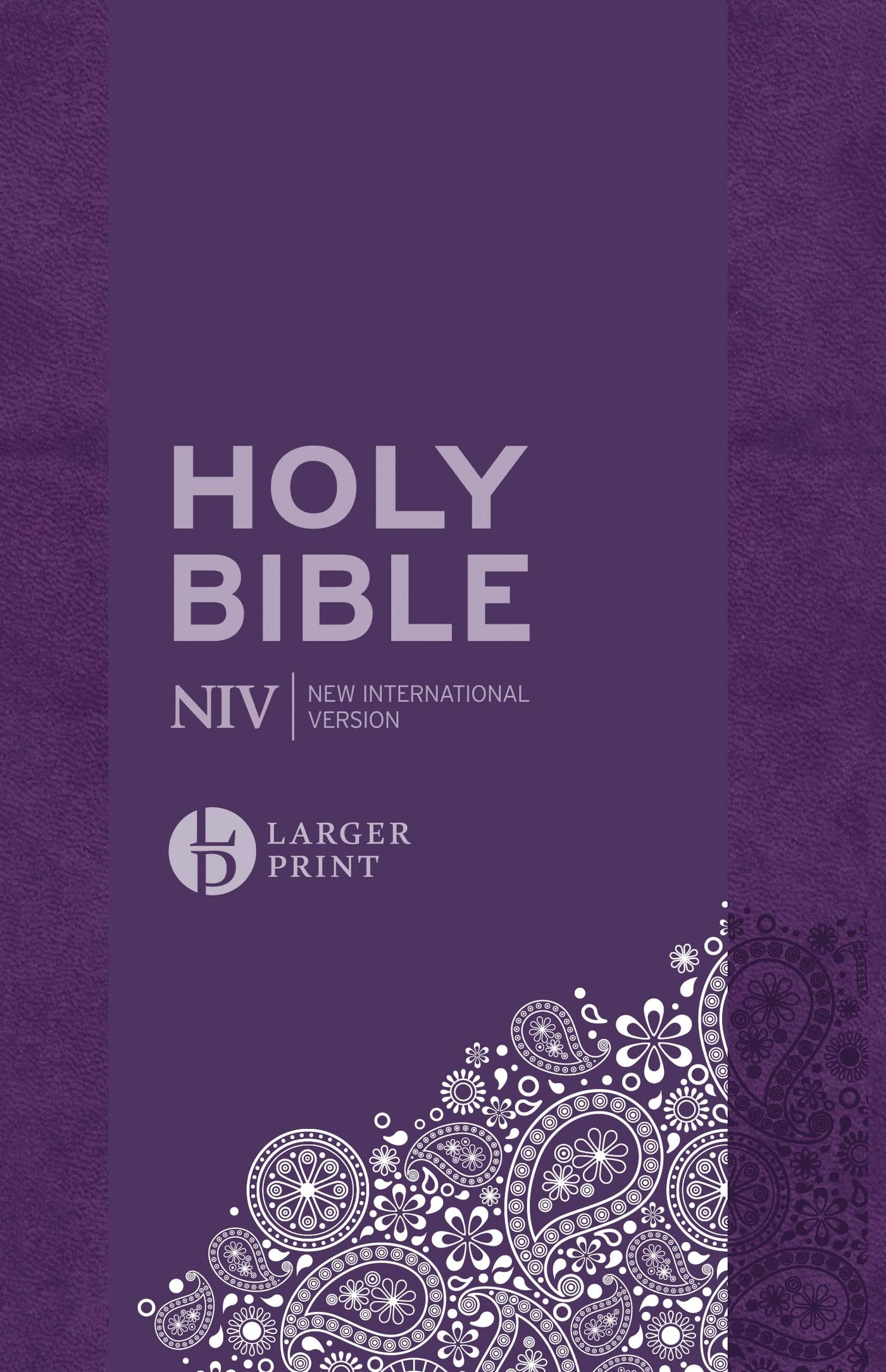 Niv Larger Print Personal Purple Soft-t