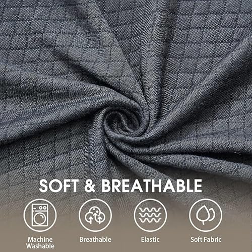 Miniatura 4 de Almohada de cuña de cama de tamaño individual (39 x 10 x 6 pulgadas) para cabecero, relleno de huecos de cama, colchón de fideos, almohada de cuña