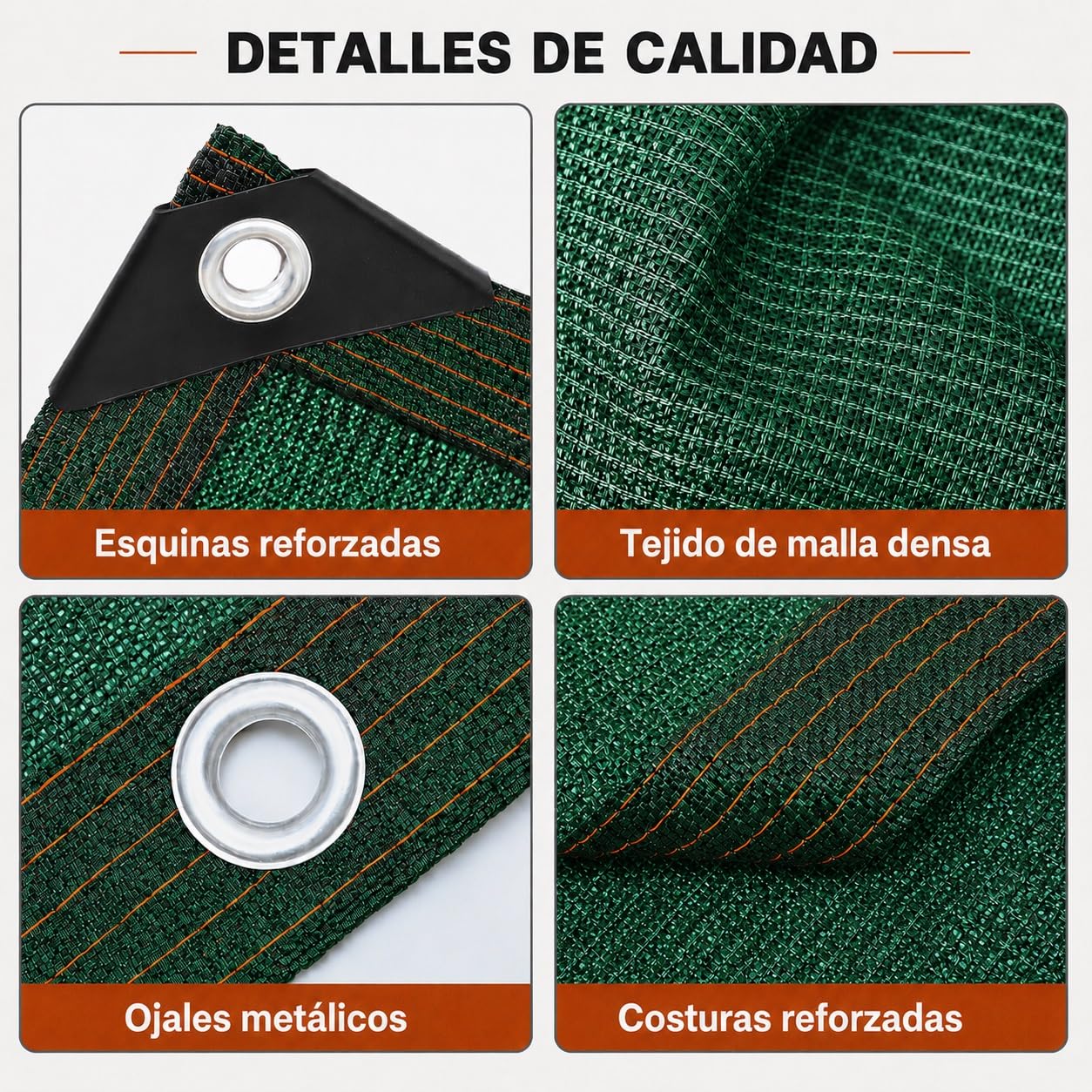 Red de Sombreado 3x8m con Ojales, Malla Sombra para Jardin Exterior Protección UV del 153%, para Invernadero, Terraza, Plantas, Gallinero