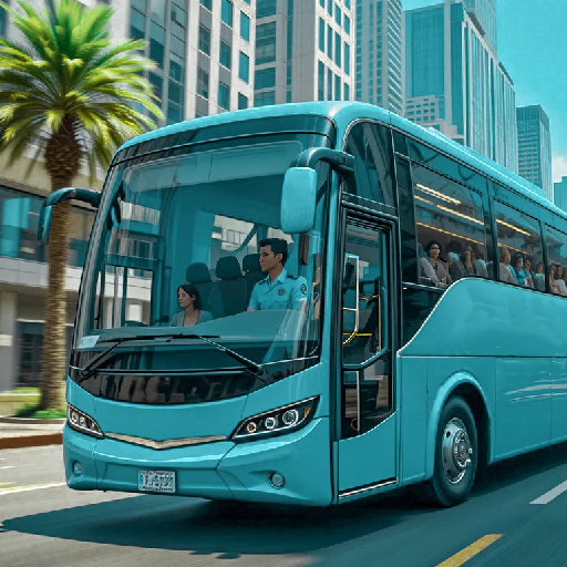 Offroad Bus driving simulation game