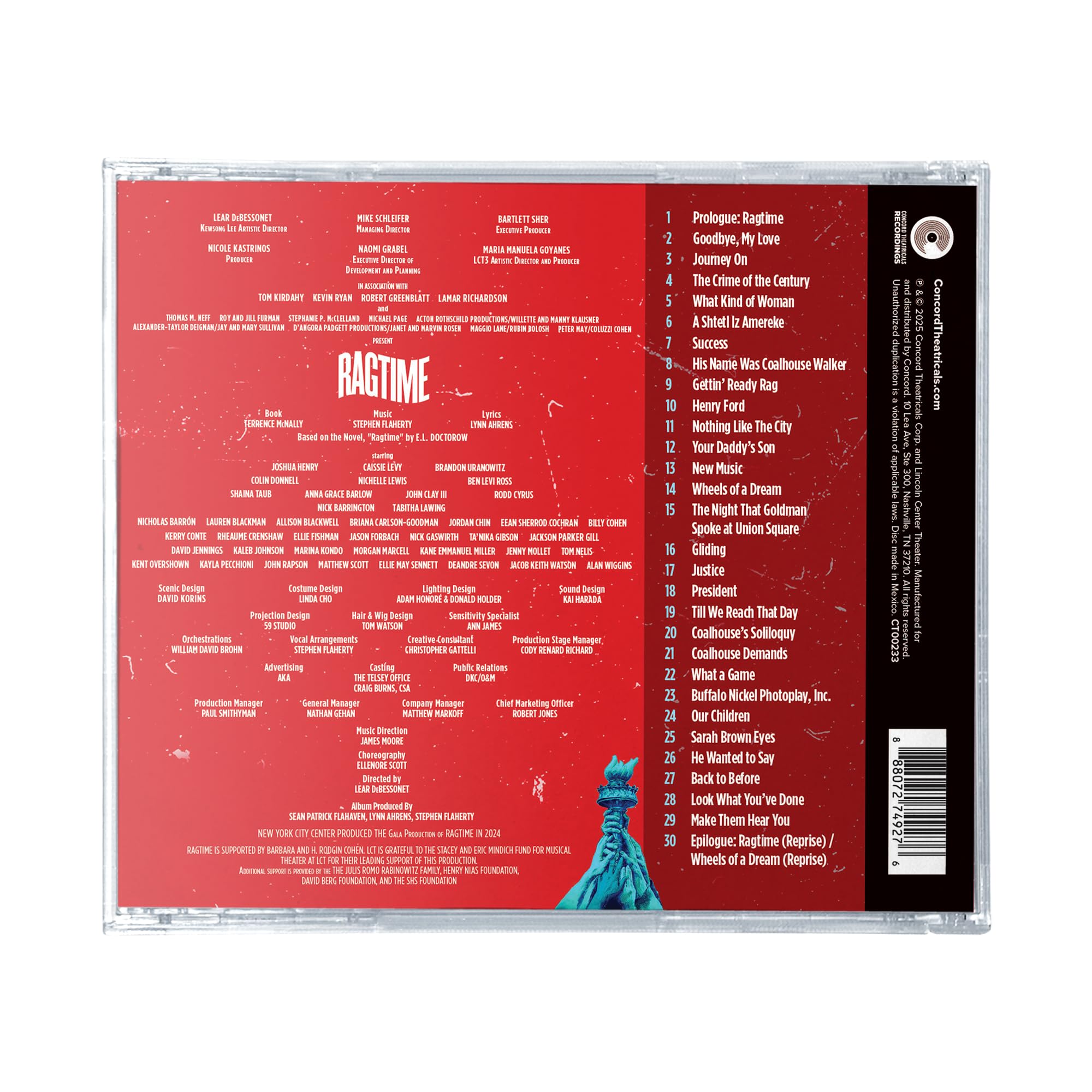 Ragtime: The Musical 2025 Broadway Cast Recording