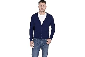 Men's Cashmere Cardigan: Refined Comfort at Your Fingertips