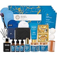 Vista 22 de Regalo del Día de la Madre para mamá, juego de regalo de 30 piezas de lavanda para el cuidado de la piel para mujeres, juego de regalo de baño