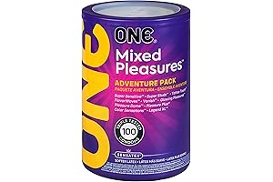 Condoms Mixed Pleasures | Variety Latex Condom Pack 100 ct