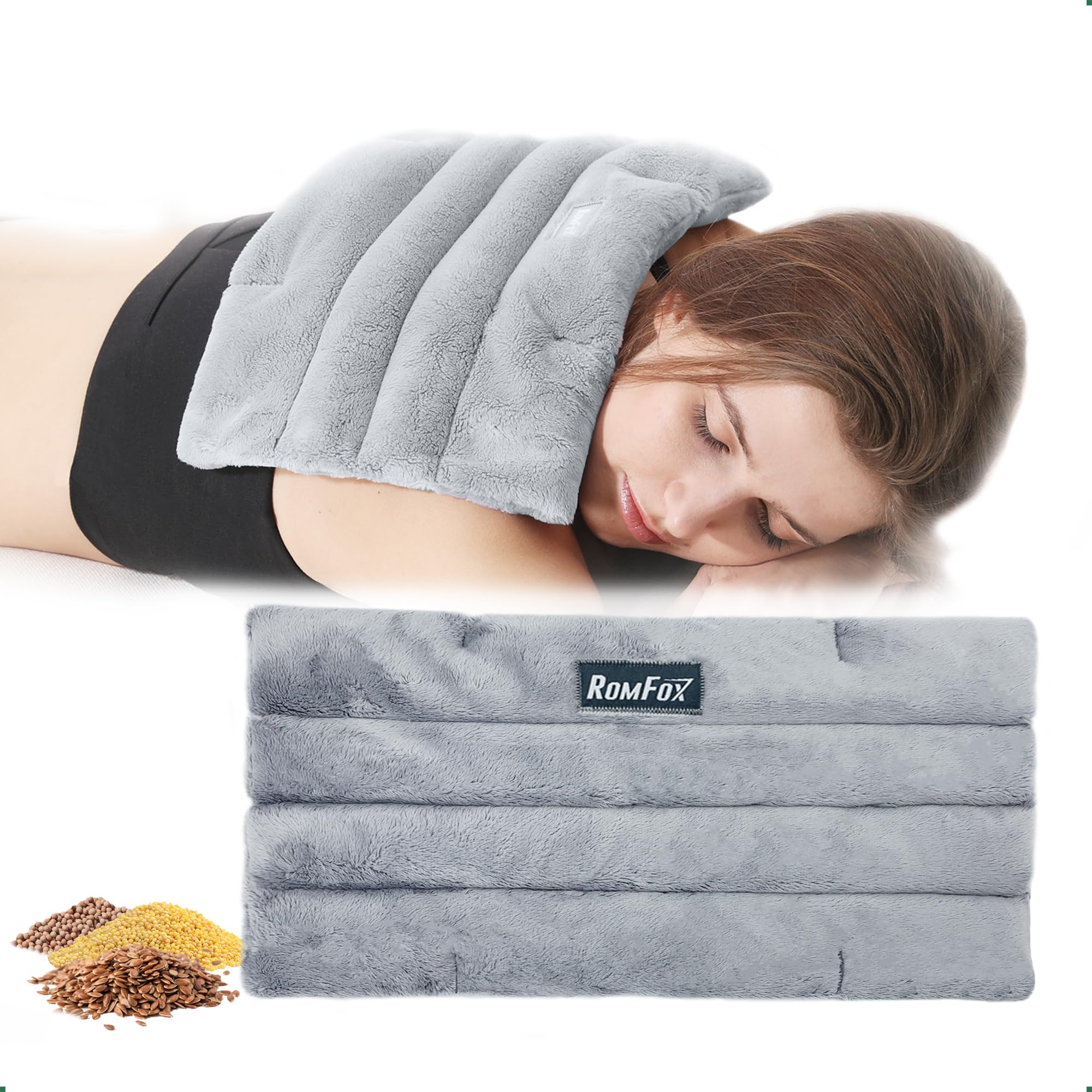 Photo 1 of Romfox Microwavable Heating Pad (11.8" x 5.9")