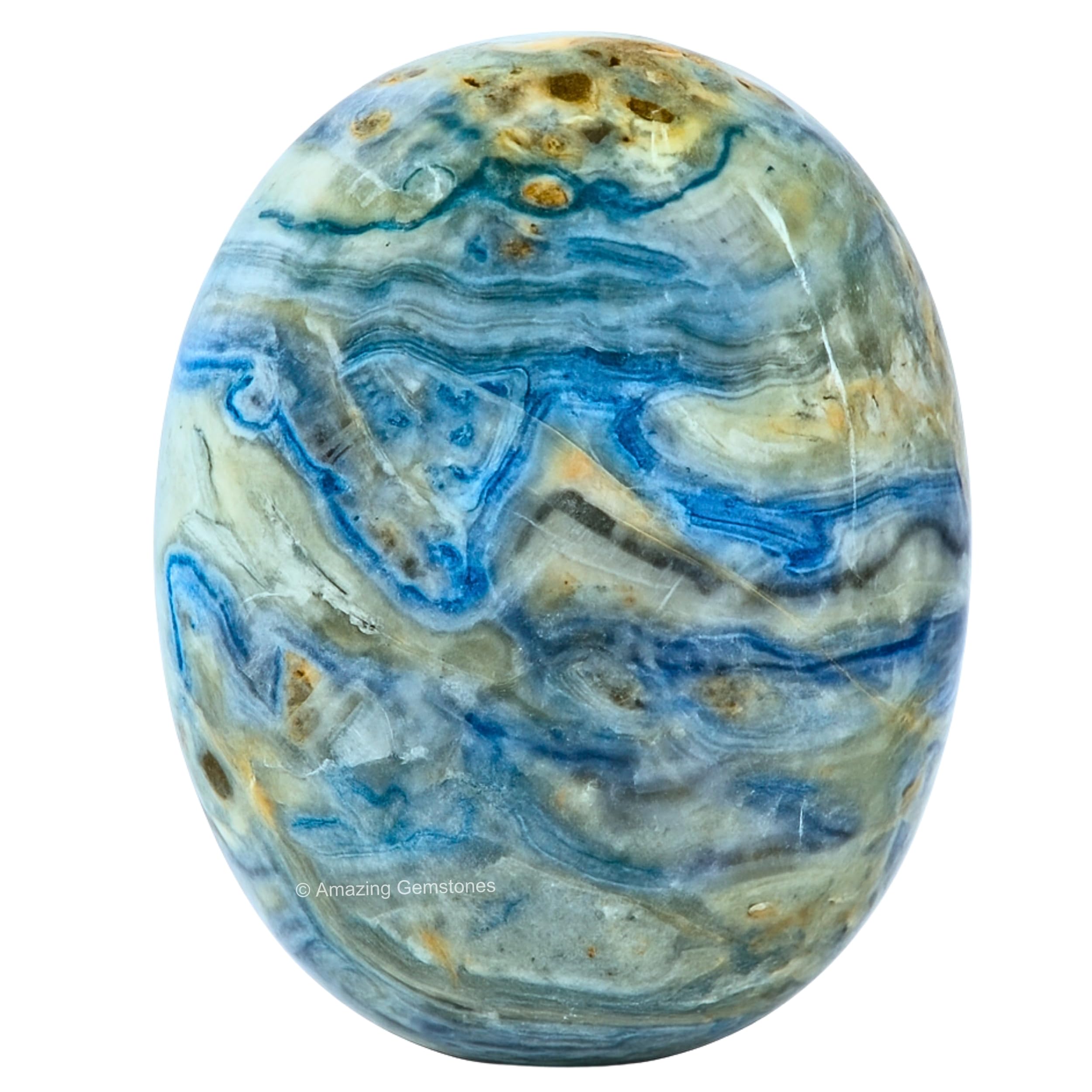 Scheelite Crystal Palm Stone, 45-50mm Large Meditation Healing Crystal