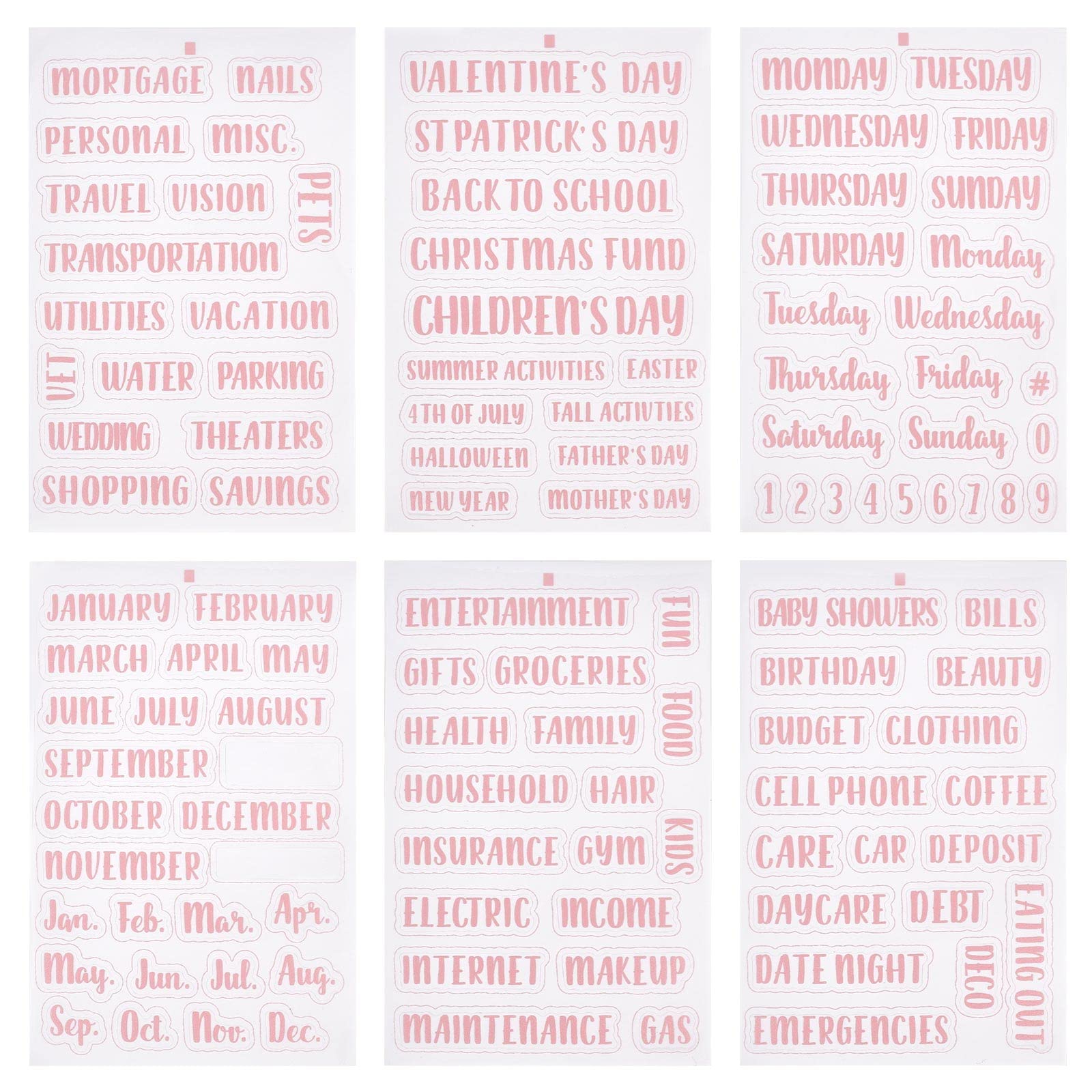 GORGECRAFT 117 Adesivi Budget Busta Contanti | Etichette Vinile Per Risparmio | Organizzazione Finanze Personali - Foto 10