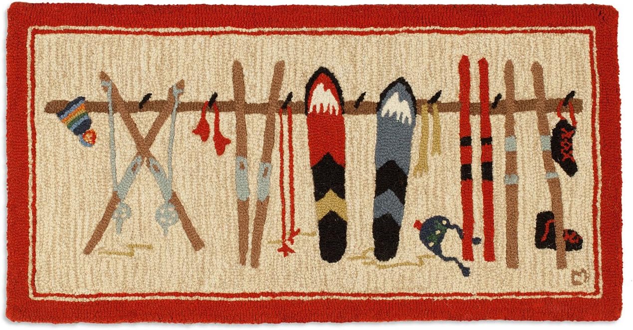 Amazon.com: Chandler 4 Corners Artist-Designed Two Roosters Hand-Hooked ...