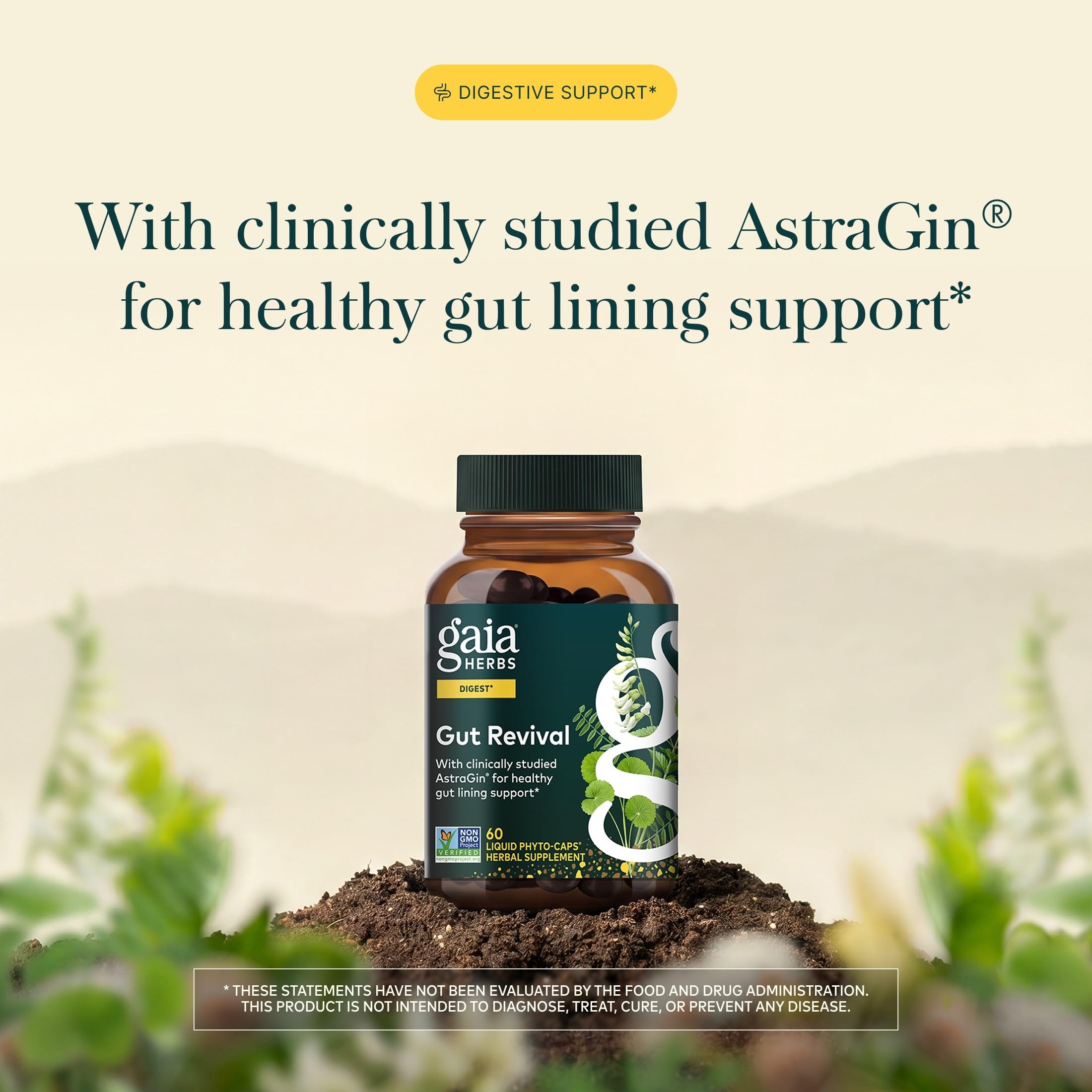 Gaia Herbs Gut Revival, 60 Vegan Capsules, 60 Servings — Amazon image 3