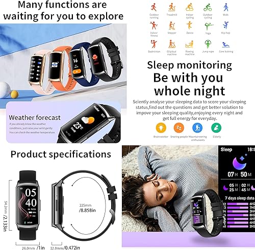 Miniatura 6 de Reloj inteligente (respuestahaz llamadas) para mujer, reloj inteligente AMOLED de 1.58 pulgadas para iPhone Android, rastreador de actividad con