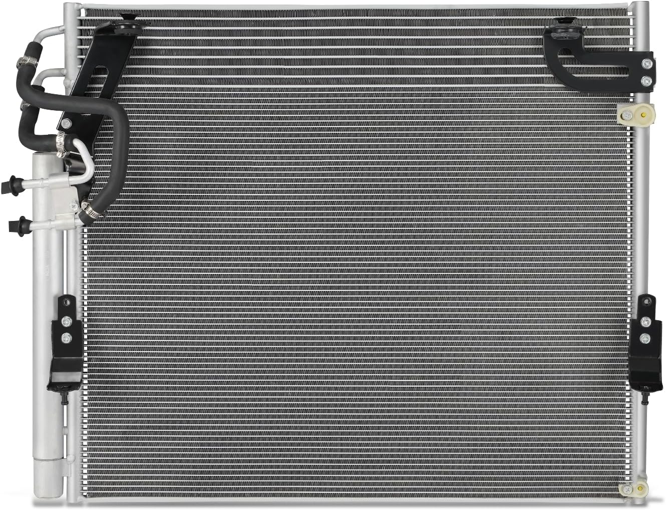 DNA MOTORING Aluminum Air Conditioning A/C Condenser Compatible with Toyota Sequoia Tundra 2010-2018, With Towing Pkg, TO3030318, OEM-CDS-4284