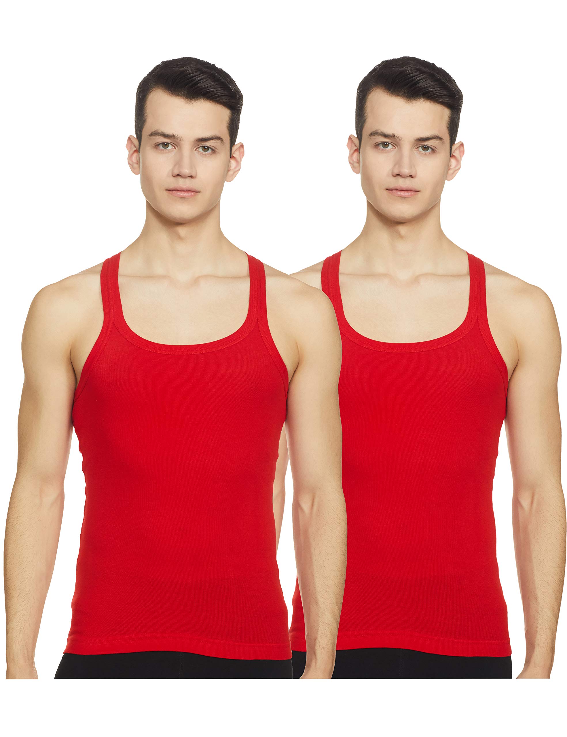 rupa frontline Sleeveless Gym Vest for Men, 100% Cotton Material, Pack of 2 Assorted-picture-33