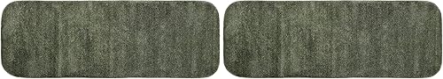 Miniatura 29 de Garland Rug 2 alfombras de baño tradicionales de nailon lavables de espuma marina (17 x 24 pulgadas, 21 x 34 pulgadas), suaves, absorbentes y Espuma