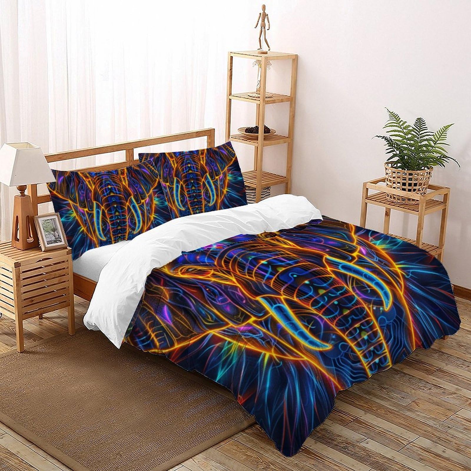 Housses de couettes éléphant super king pour transformer votre chambre en oasis sauvage